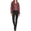 imageLevis Womens The Classic Faux Leather Moto Jacket Regular amp Plus SizeWalnut