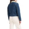 imageLevis womens Original Sherpa Trucker Jackets Standard and PlusIndigo Worn in