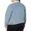 imageLevis womens Original Sherpa Trucker Jackets Standard and PlusMeadow Mist Corduroy