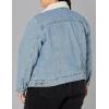 imageLevis womens Original Sherpa Trucker Jackets Standard and PlusMeadow Mist Corduroy