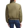 imageLevis womens Womens Diamond Quilted Bomber Jacket With Front Pockets  Regular amp Plus SizesArmy Green Sherpa Lined