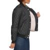 imageLevis womens Womens Diamond Quilted Bomber Jacket With Front Pockets  Regular amp Plus SizesBlack Sherpa Lined