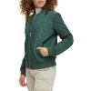 imageLevis womens Womens Diamond Quilted Bomber Jacket With Front Pockets  Regular amp Plus SizesDarkest Spruce
