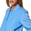 imageLevis womens Womens Diamond Quilted Bomber Jacket With Front Pockets  Regular amp Plus SizesDeep Blue
