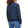 imageLevis womens Womens Diamond Quilted Bomber Jacket With Front Pockets  Regular amp Plus SizesNavy