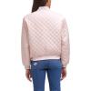 imageLevis womens Womens Diamond Quilted Bomber Jacket With Front Pockets  Regular amp Plus SizesPeach Blush Sherpa Lined