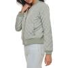 imageLevis womens Womens Diamond Quilted Bomber Jacket With Front Pockets  Regular amp Plus SizesSea Green