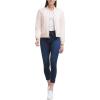 imageLevis womens Womens Diamond Quilted Bomber Jacket With Front Pockets  Regular amp Plus SizesShell Pink
