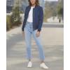 imageLevis womens Womens Diamond Quilted Bomber Jacket With Front Pockets  Regular amp Plus SizesWashed Navy