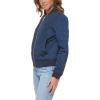 imageLevis womens Womens Diamond Quilted Bomber Jacket With Front Pockets  Regular amp Plus SizesWashed Navy
