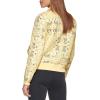 imageLevis womens Womens Diamond Quilted Bomber Jacket With Front Pockets  Regular amp Plus SizesYellow Bandana
