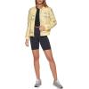 imageLevis womens Womens Diamond Quilted Bomber Jacket With Front Pockets  Regular amp Plus SizesYellow Bandana