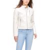 imageLevis Womens Faux Leather Motocross Racer Jacket Standard and PlusOyster