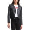 imageLevis Womens The Classic Faux Leather Moto Jacket Regular amp Plus SizeClassic Black