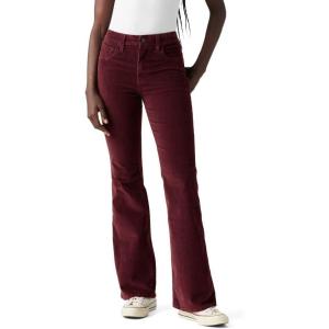 imageLevis Womens 726 High Rise Flare Jeans Also Available in PlusMerlot Corduroy  Stretch