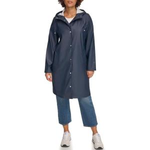 imageLevis Womens Classic Hooded Rain ParkaNavy