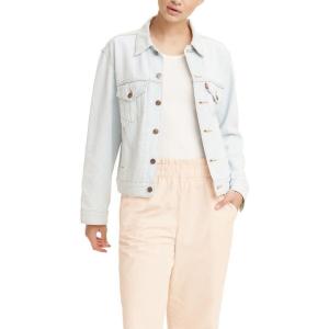 imageLevis Womens ExBoyfriend Trucker Jacket Also Available in PlusStripey  Multicolor