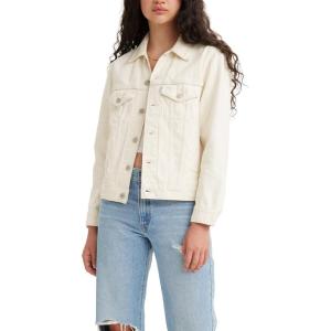 imageLevis Womens ExBoyfriend Trucker Jacket Also Available in PlusWhite Rinse