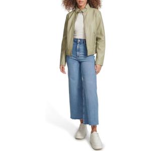 imageLevis Womens Faux Leather Motocross Racer Jacket Standard and PlusTea