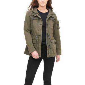 imageLevis Womens Lightweight Cotton Military Jacket Standard amp Plus SizesArmy Green