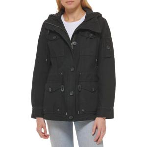 imageLevis Womens Lightweight Cotton Military Jacket Standard amp Plus SizesBlack