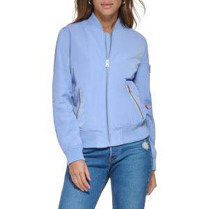 imageLevis Womens Melanie Newport Bomber Jacket Regular amp Plus SizeHydrangea