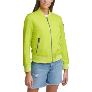imageLevis Womens Melanie Newport Bomber Jacket Regular amp Plus SizeLime Punch
