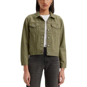 imageLevis Womens Original Trucker Jacket Also Available in PlusNew Green