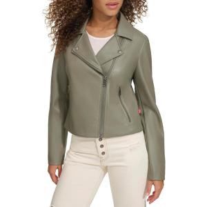 imageLevis Womens Smooth Faux Leather MotoSage