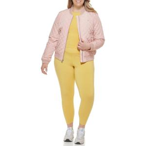 imageLevis womens Womens Diamond Quilted Bomber Jacket With Front Pockets  Regular amp Plus SizesHooded Skater Plaid